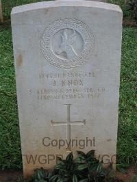 Dar Es Salaam War Cemetery - Knox, J